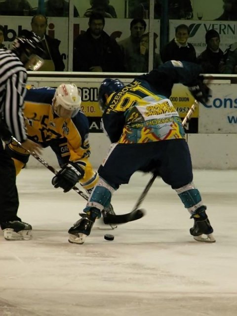 Photo hockey match Dijon  - Chamonix  le 04/10/2008