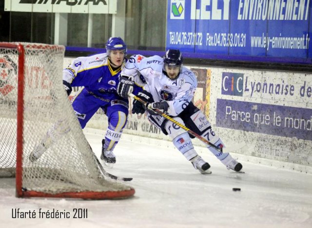 Photo hockey match Villard-de-Lans - Angers  le 11/03/2011