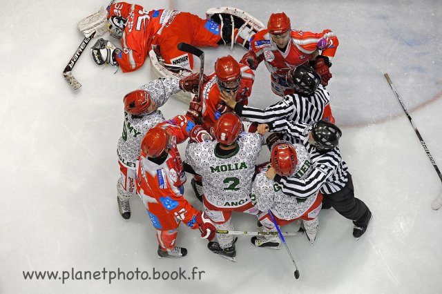 Photo hockey match Valence - Anglet le 19/03/2011