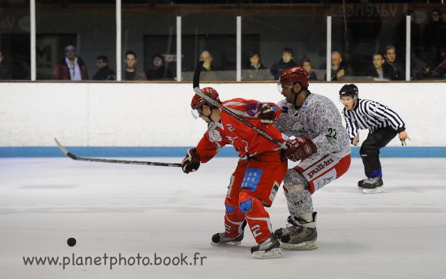 Photo hockey match Valence - Anglet le 19/03/2011
