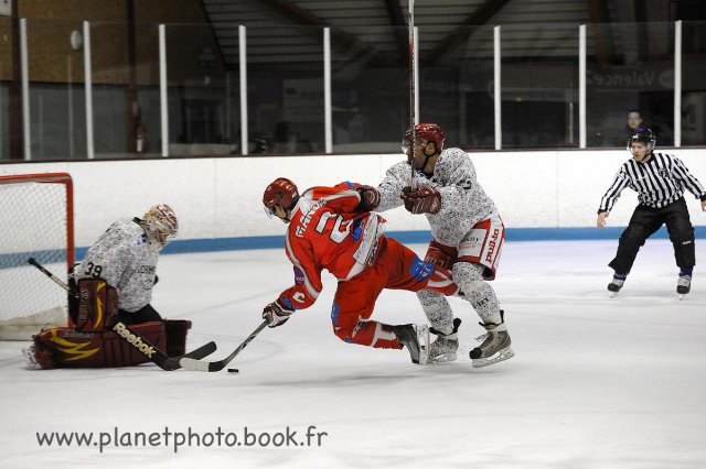 Photo hockey match Valence - Anglet le 19/03/2011