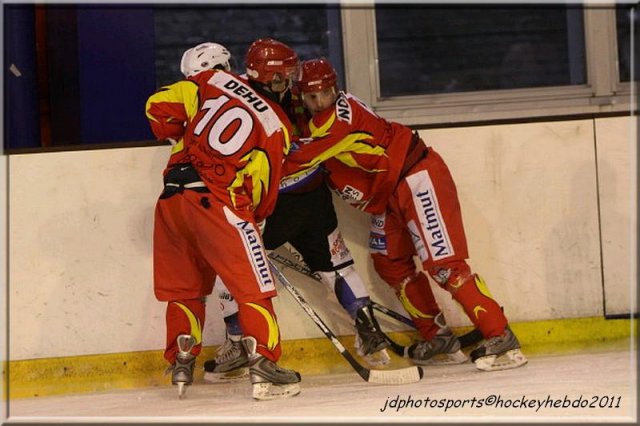 Photo hockey match Orléans - Courchevel-Méribel-Pralognan le 19/03/2011