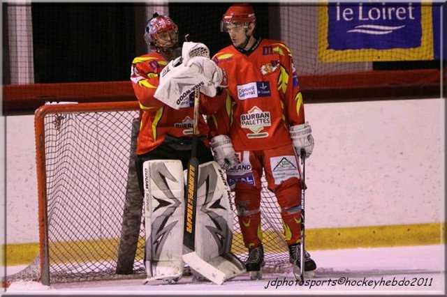 Photo hockey match Orléans - Courchevel-Méribel-Pralognan le 19/03/2011