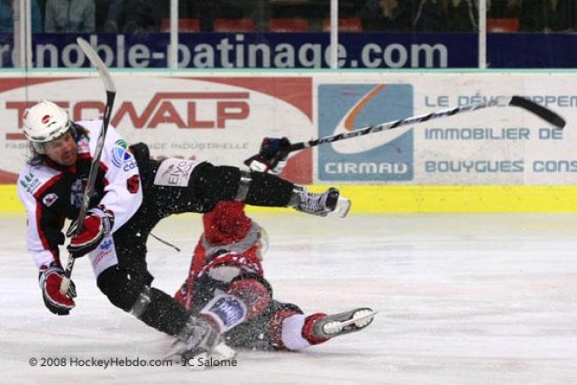 Photo hockey match Grenoble  - Briançon  le 07/10/2008