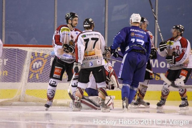 Photo hockey match Montpellier  - Bordeaux le 09/04/2011