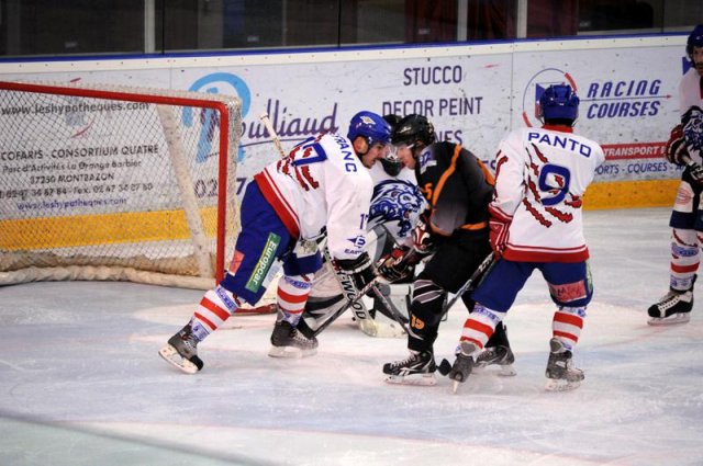 Photo hockey match Boulogne Billancourt - Compiègne le 15/04/2011
