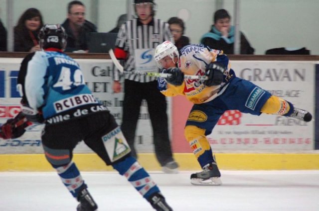 Photo hockey match Caen  - Chamonix  le 08/03/2008