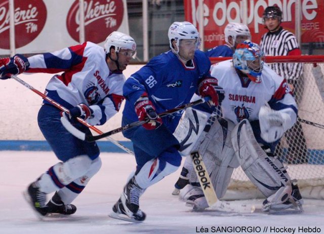 Photo hockey album EDF - France VS Slovénie (Valence)