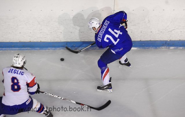 Photo hockey album EDF - France VS Slovénie (Valence)