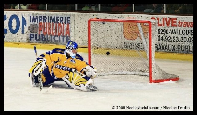 Photo hockey match Briançon  - Chamonix  le 11/10/2008
