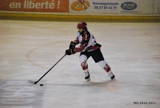 Photo hockey match Bordeaux - Neuilly/Marne le 20/04/2011