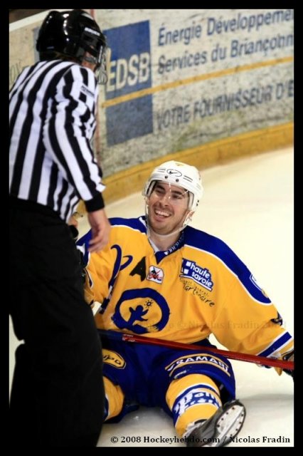 Photo hockey match Briançon  - Chamonix  le 11/10/2008