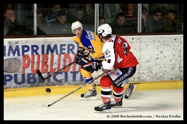 Photo hockey match Briançon  - Chamonix  le 11/10/2008