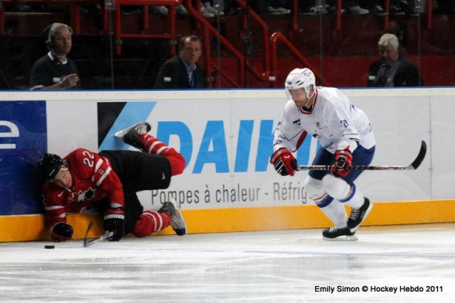Photo hockey reportage France Canada : Vu par Emily