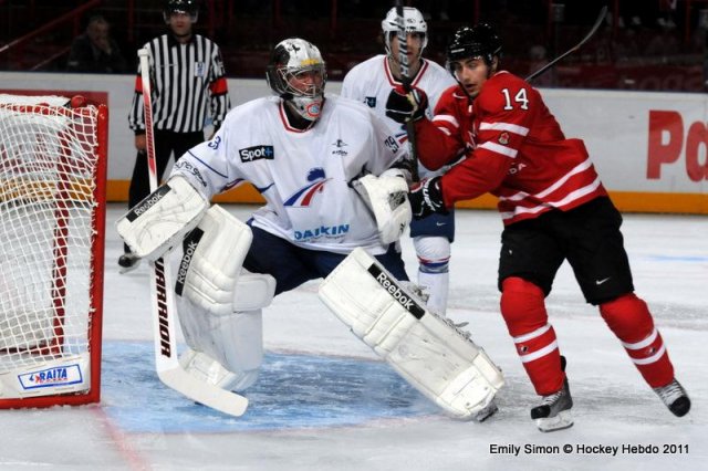 Photo hockey reportage France Canada : Vu par Emily
