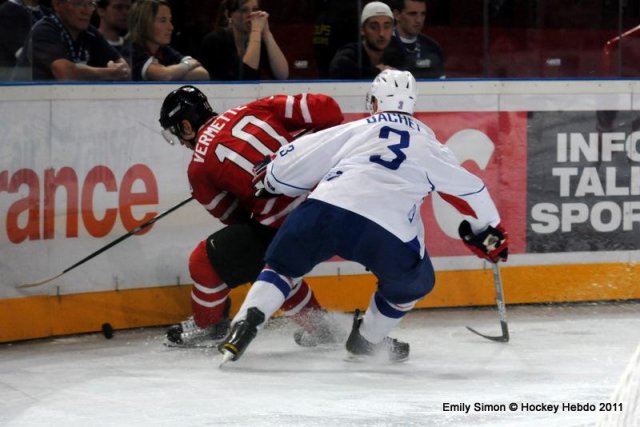 Photo hockey reportage France Canada : Vu par Emily