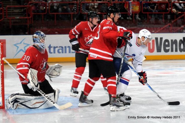 Photo hockey reportage France Canada : Vu par Emily