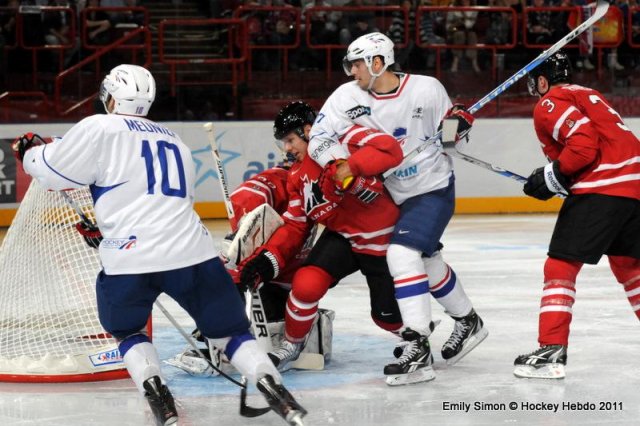 Photo hockey reportage France Canada : Vu par Emily