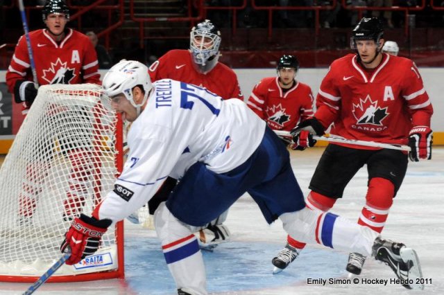 Photo hockey reportage France Canada : Vu par Emily