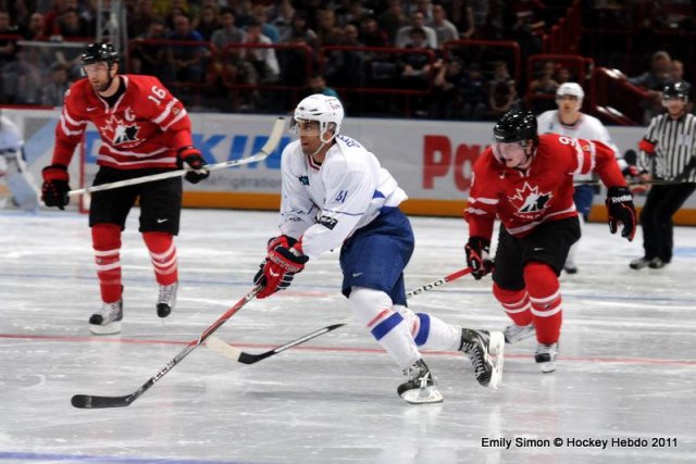 Photo hockey reportage France Canada : Vu par Emily