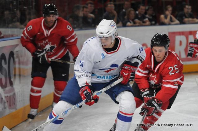 Photo hockey reportage France Canada : Vu par Emily