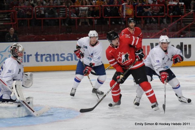 Photo hockey reportage France Canada : Vu par Emily