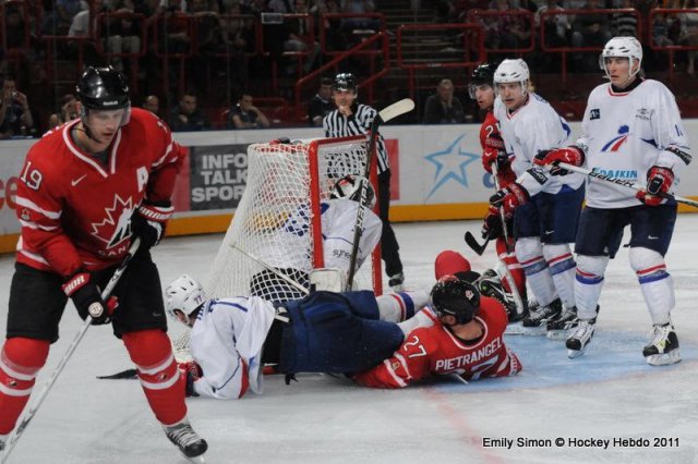 Photo hockey reportage France Canada : Vu par Emily