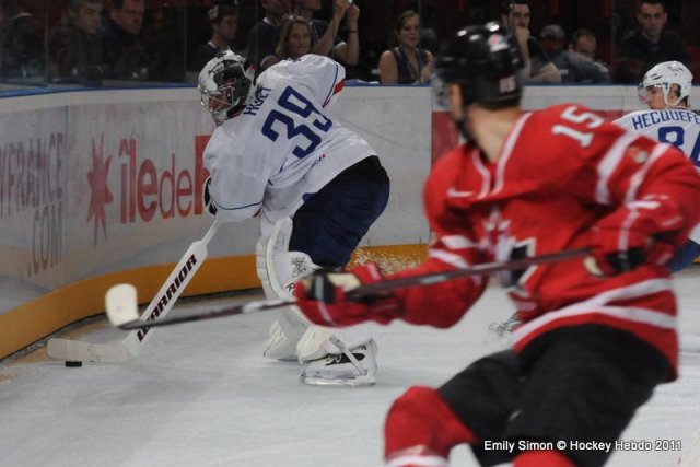 Photo hockey reportage France Canada : Vu par Emily