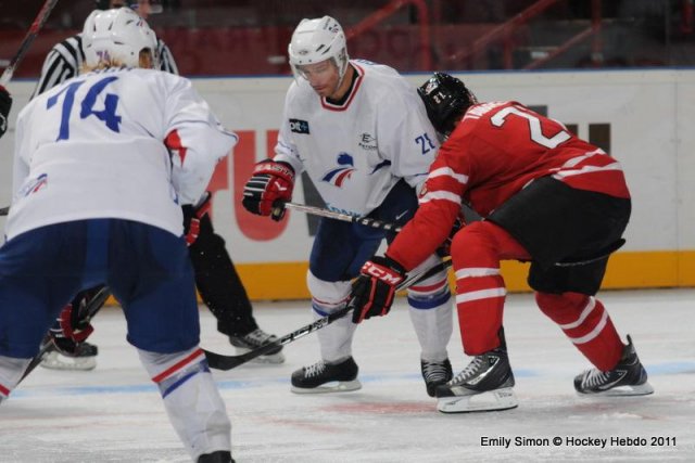 Photo hockey reportage France Canada : Vu par Emily