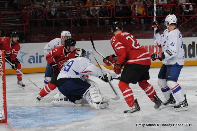 Photo hockey reportage France Canada : Vu par Emily