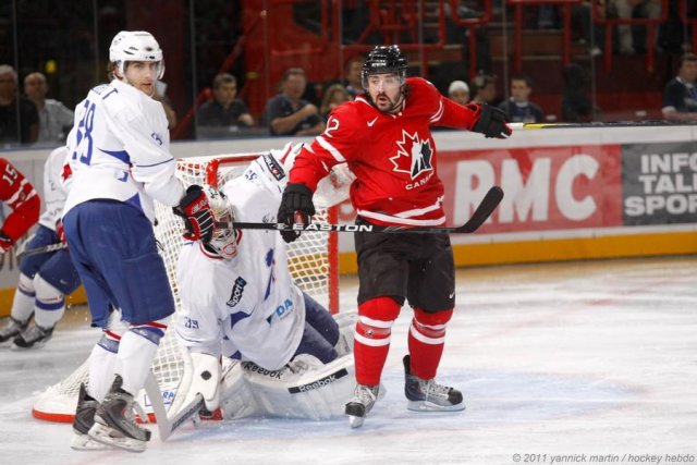 Photo hockey reportage France Canada : Vu par Yannick 