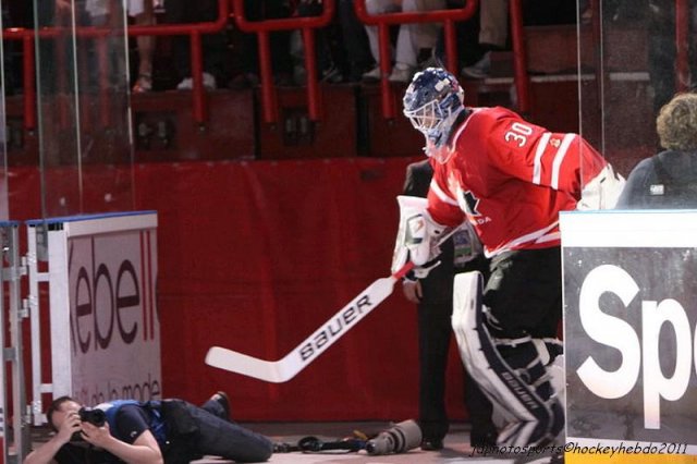 Photo hockey reportage France Canada : Vu par Jacky 