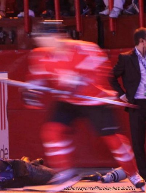 Photo hockey reportage France Canada : Vu par Jacky 