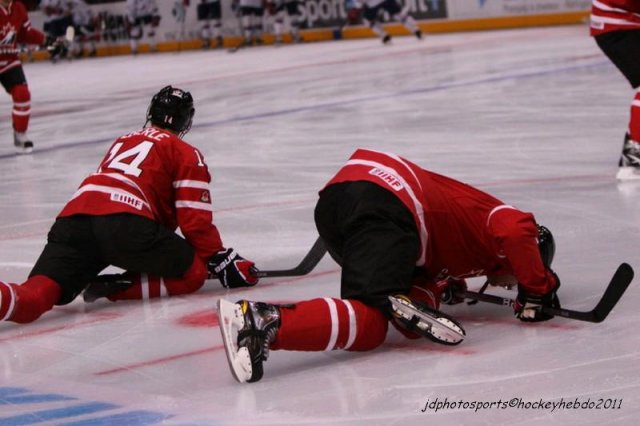 Photo hockey reportage France Canada : Vu par Jacky 
