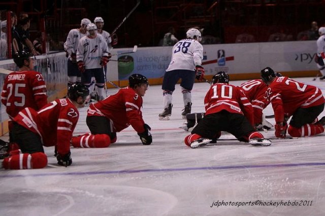 Photo hockey reportage France Canada : Vu par Jacky 