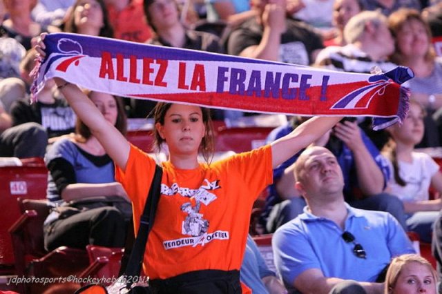 Photo hockey reportage France Canada : Vu par Jacky 