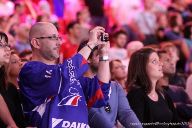 Photo hockey reportage France Canada : Vu par Jacky 