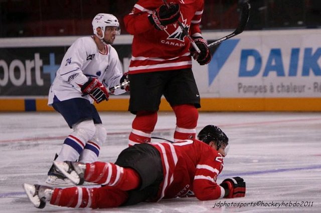 Photo hockey reportage France Canada : Vu par Jacky 