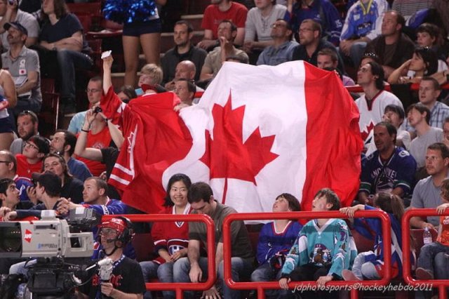 Photo hockey reportage France Canada : Vu par Jacky 