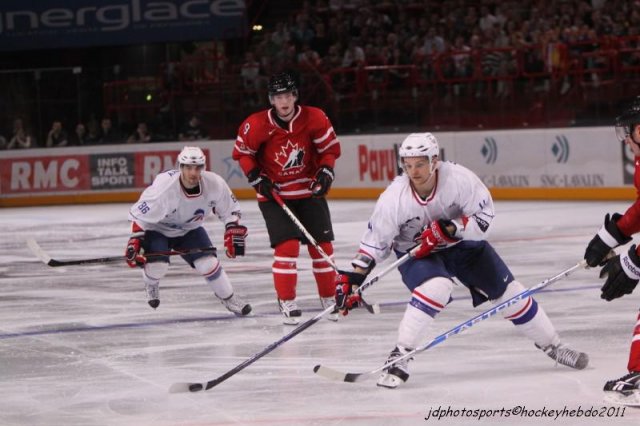 Photo hockey reportage France Canada : Vu par Jacky 
