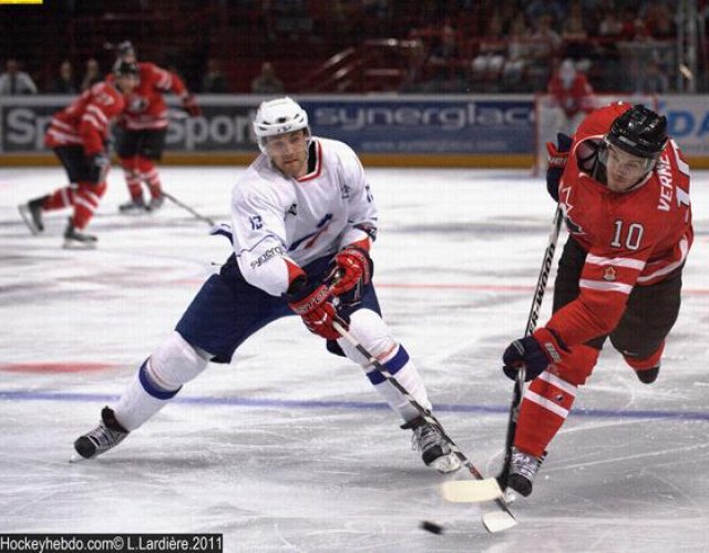 Photo hockey reportage France Canada : Vu par Laurent