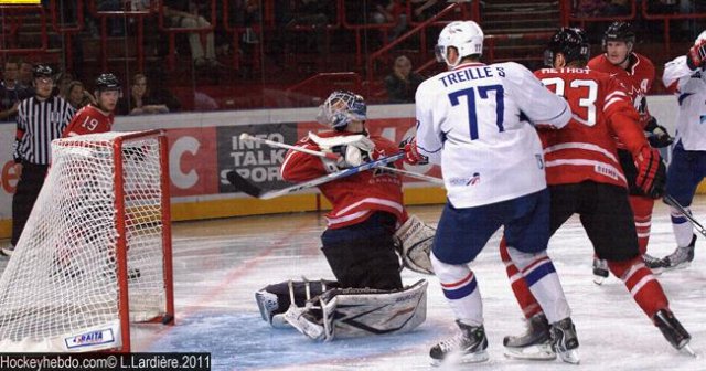 Photo hockey reportage France Canada : Vu par Laurent