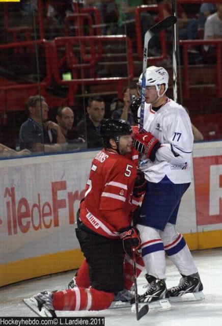 Photo hockey reportage France Canada : Vu par Laurent
