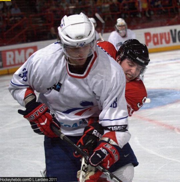 Photo hockey reportage France Canada : Vu par Laurent