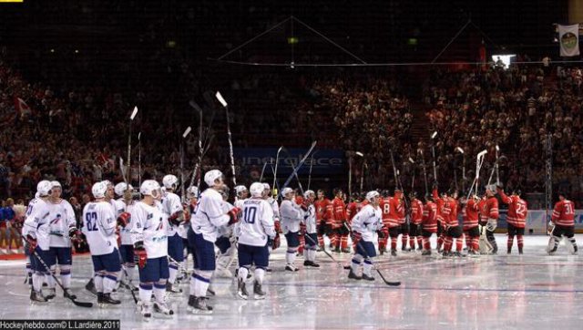 Photo hockey reportage France Canada : Vu par Laurent