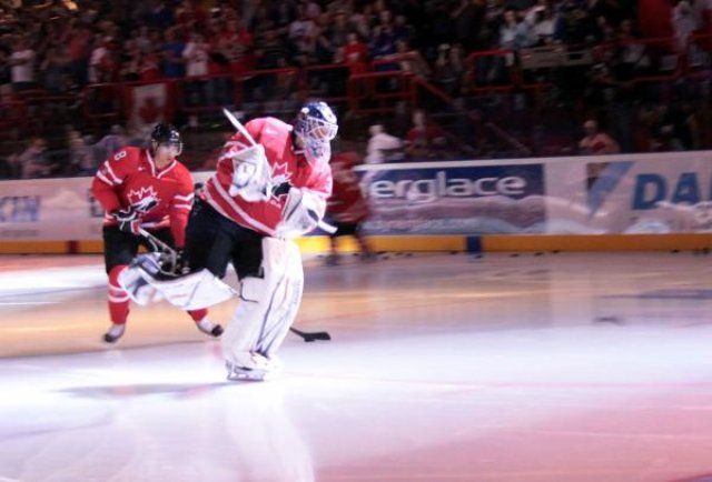 Photo hockey reportage France Canada : Vu par Nicolas