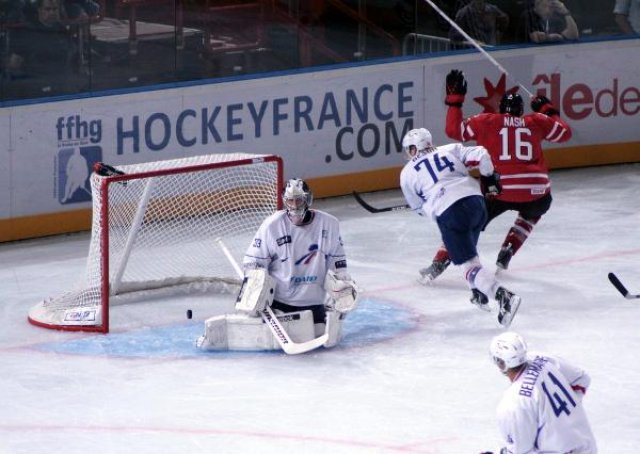 Photo hockey reportage France Canada : Vu par Nicolas