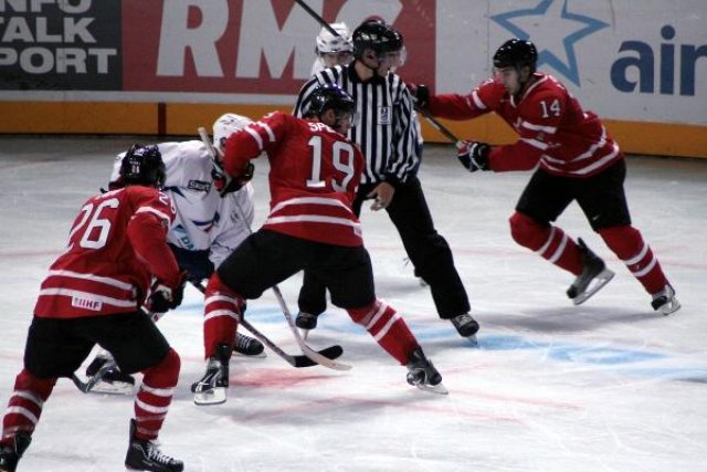 Photo hockey reportage France Canada : Vu par Nicolas