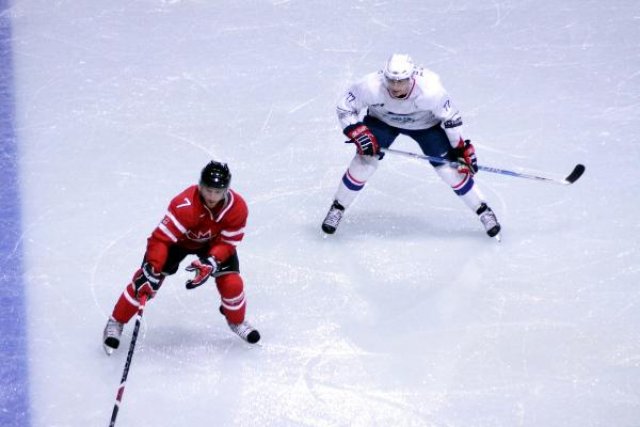 Photo hockey reportage France Canada : Vu par Nicolas