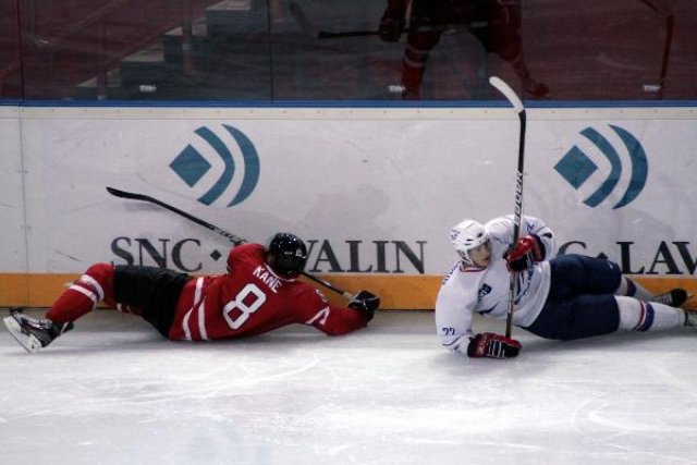 Photo hockey reportage France Canada : Vu par Nicolas